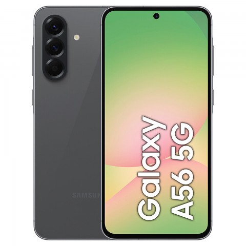 SMARTPHONE SAMSUNG GALAXY A56 5G SM A566B 128 GB DUAL SIM OCTA CORE 6.7" SUPER AMOLED TRIPLA FOTOCAMERA 50 MP AWESOME GRAPHITE