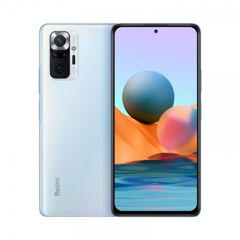 SMARTPHONE XIAOMI REDMI NOTE 10 PRO M2101K6G 6 GB + 128 GB 6.67" QUAD CAMERA 108 MP GLACIER BLUE
