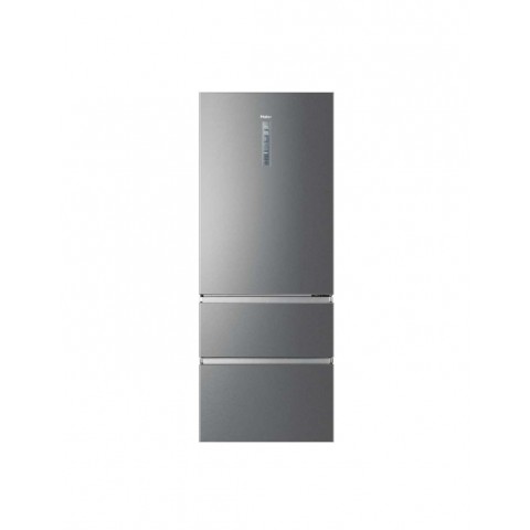 FRIGORIFERO HAIER A3FE743CPJ COMBINATO 70 CM 450 L 3 PORTE LIBERA INSTALLAZIONE NO FROST INOX CLASSE E