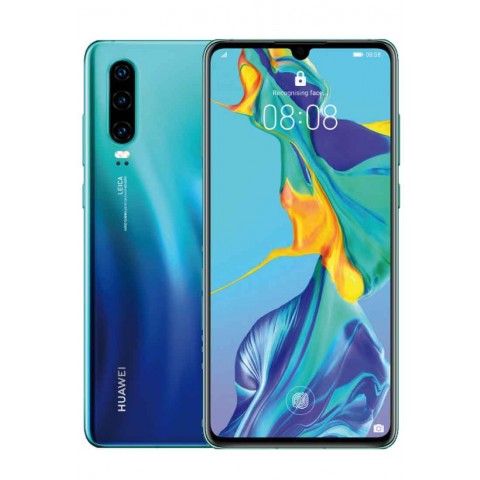 SMARTPHONE HUAWEI P30 ELE L29 128 GB DUAL SIM 6.1" 4G LTE TRIPLA FOTOCAMERA OCTA CORE AURORA BLUE