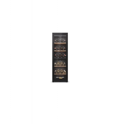 CANTINETTA VINO WINE BANK 60 SERIE 7 HAIER HWS236GDEH1 2 ZONE 236 BOTTIGLIE RIPIANI IN LEGNO LIBERA INSTALLAZIONE WIFI + BLE NERO CLASSE E