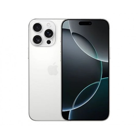 SMARTPHONE APPLE IPHONE 16 PRO MAX 1TB DUAL SIM 6.9" 5G A18 PRO TRIPLA FOTOCAMERA 48 MP TITANIO BIANCO