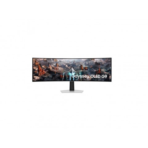 MONITOR GAMING ODYSSEY OLED G9 G93SC 49" SAMSUNG LS49CG934SUXEN DUAL QHD CURVO 240 HZ 0,03 MS HDR HDMI HUB USB SILVER