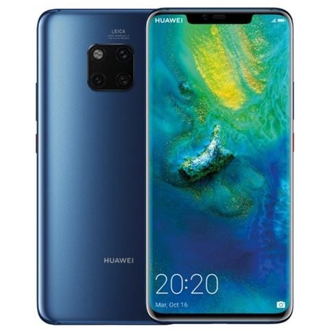 SMARTPHONE HUAWEI MATE 20 PRO LYA L29 128 GB DUAL SIM 6.39" 2K 4G LTE TRIPLA FOTOCAMERA OCTA CORE BLU