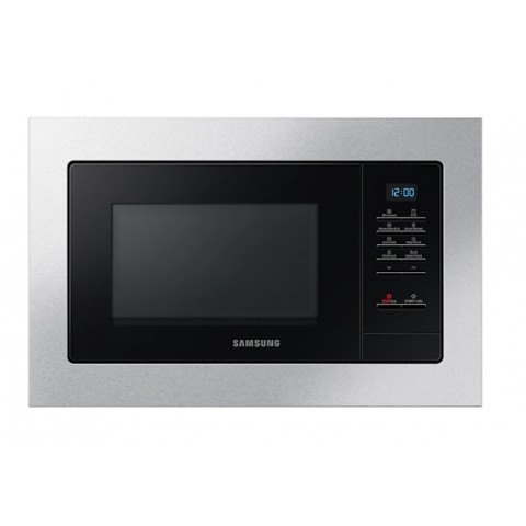 FORNO MICROONDE SAMSUNG DA INCASSO MG23A7013CT / MS23A7318AK 60 CM 23 L 800 W GRILL 6 LIVELLI DI POTENZA DISPLAY LED INOX / NERO