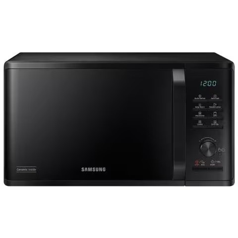 FORNO MICROONDE SAMSUNG MG23B3515AK GRILL 23 L 1200 W 6 LIVELLI DI POTENZA DISPLAY LED LIBERA INSTALLAZIONE NERO