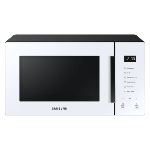 FORNO MICROONDE GRILL BESPOKE SAMSUNG MG23T5018AW COTTURA CROCCANTE 23 L 1250 W LIBERA INSTALLAZIONE BIANCO