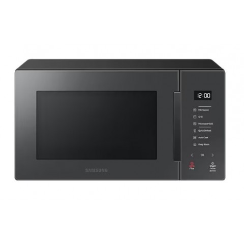 FORNO MICROONDE SAMSUNG MG23T5018GC GRILL BESPOKE 23 L 1250 W 6 LIVELLI DI POTENZA VAPORE COTTURA SANA CON VAPORIERA LIBERA INSTALLAZIONE GRAFITE
