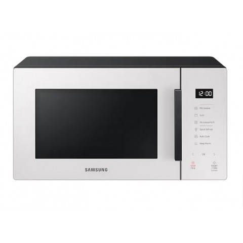 FORNO MICROONDE SAMSUNG MG23T5018GE GRILL 23 L 1250 W 6 LIVELLI DI POTENZA COTTURA  A VAPORE COTTURA SANA LIBERA INSTALLAZIONE PORCELLANA