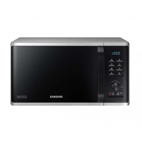 FORNO MICROONDE SAMSUNG MS23B3515AS / MG23K3515AS 23 L 800 W 6 LIVELLI DI POTENZA 29 PROGRAMMI ECO MODE DISPLAY LED LIBERA INSTALLAZIONE SILVER