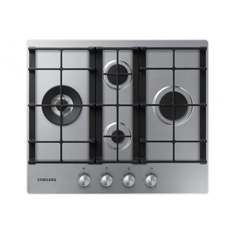 PIANO COTTURA SAMSUNG NA64H3031BS GAS 60 CM 4 FUOCHI GHISA INOX