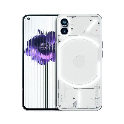 SMARTPHONE NOTHING PHONE (1) 5G 12 + 256 GB DUAL SIM 6.55" 50 MP BIANCO