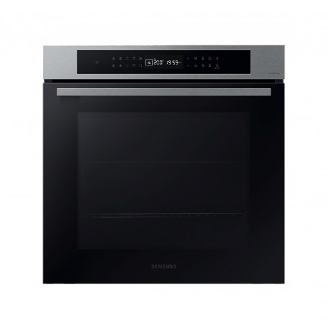 FORNO ELETTRICO PIROLITICO SAMSUNG AD INCASSO NV75R7676RB DUAL COOK FLEX DOPPIA PORTA 60 CM 75 L 1200 W GRILL PULIZIA A VAPORE 50 PRORAMMI AUTOMATICI NERO CLASSE A