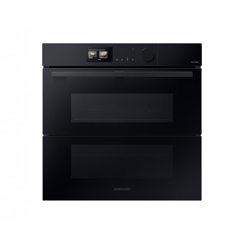 FORNO SAMSUNG INCASSO NV7B6799JBK BESPOKE DUAL COOK FLEX STEAM SERIE 6 DOPPIA PORTA 60 CM 76 L GRILL VAPORE PIROLITICO WIFI NERO CLASSE A+
