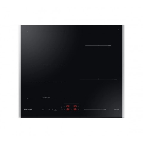 PIANO COTTURA SAMSUNG NZ64B6056JK / NZ64B6056GK 60 CM A INDUZIONE 4 FUOCHI 15 LIVELLI DI POTENZA + BOOST CONTROLLI TOUCH WIFI VETROCERAMICA NERO