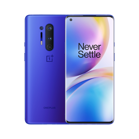 SMARTPHONE ONEPLUS 8 PRO 5G IN2023 256 GB DUAL SIM 6.78" FLUID AMOLED TRIPLA FOTOCAMERA 48 MP OXYGEN OS 11 ULTRAMARINE BLUE