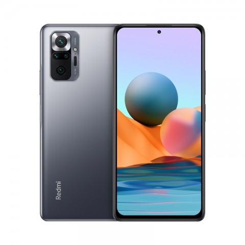 SMARTPHONE XIAOMI REDMI NOTE 10 PRO M2101K6G 6 GB + 128 GB DUAL SIM 6.67" QUAD CAMERA 108 MP ONYX GRAY / GRIGIO