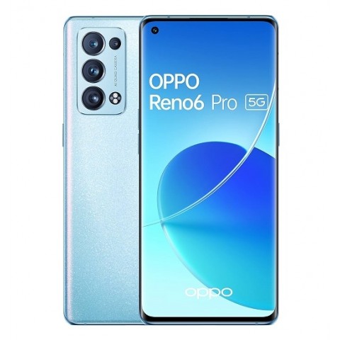 SMARTPHONE OPPO RENO6 PRO 5G CPH2247 256 GB DUAL SIM 6.5" QUAD CAMERA 50 MP ARTIC BLUE