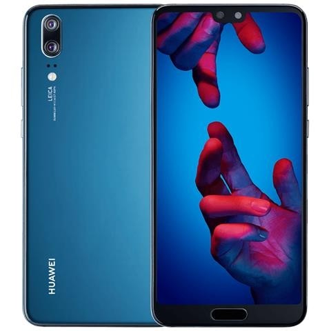 SMARTPHONE HUAWEI P20 EML L29 128 GB 5.8" DUAL SIM 4G LTE 20 MP OCTA CORE BLU