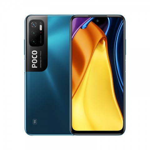 SMARTPHONE XIAOMI POCO M3 PRO 5G M2103K19PG 64 GB DUAL SIM 6.5" OCTA CORE TRIPLA FOTOCAMERA 48 MP COOL BLUE