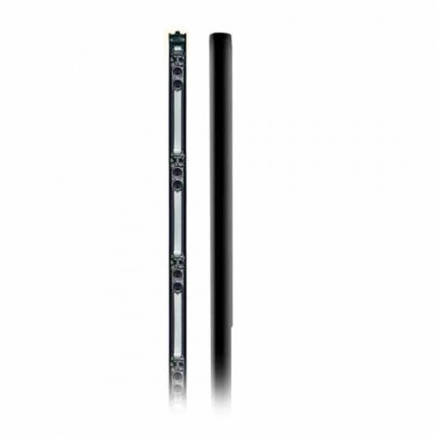 COPPIA DI BARRIERE IR A GRANDE PORTATA CON ALTO NUMERO DI RAGGI POLITEC QUAD SMA 8015 4 RAGGI 4TX 4RX 4 PARALLELI O 16 INCROCIATI H 150 CM
