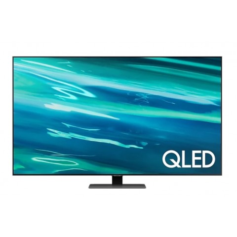 TV 55" SAMSUNG QE55Q80AAT QLED Q80A SERIE 8 4K UHD SMART WIFI 3800 PQI HDMI USB CARBON SILVER