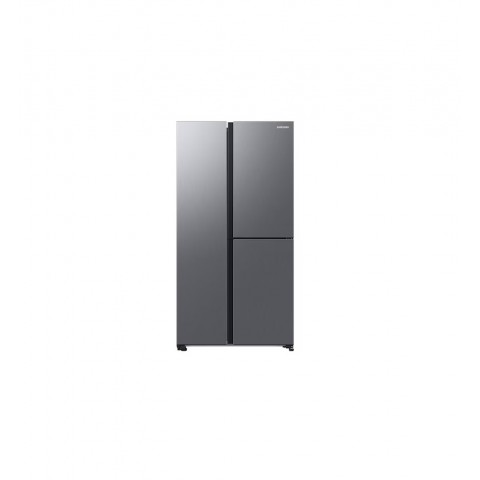 FRIGORIFERO SAMSUNG SIDE BY SIDE RH69CG895DS9EF 645 L 3 PORTE NO FROST PREMIUM DISPENSER BEVERAGE CENTER (DISPENSER ACQUA E GHIACCIO) DIGITAL INVERTER INOX LIBERA INSTALLAZIONE CLASSE D