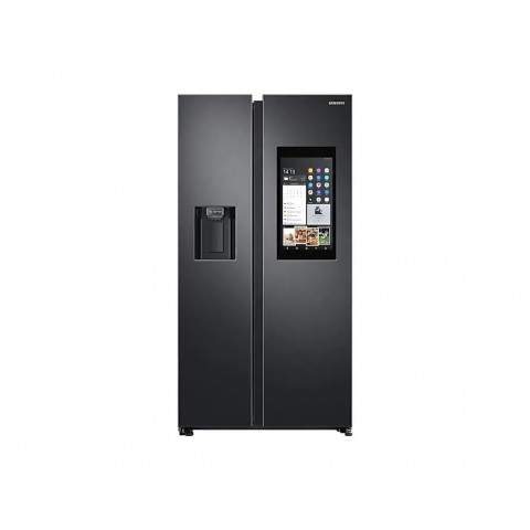 FRIGORIFERO SAMSUNG SIDE BY SIDE FAMILY HUB RS68N8941B1 SERIE RS8000 NERO 593 L NO FROST PREMIUM DISPENSER ACQUA E GHIACCIO DISPLAY ESTERNO WIFI LIBERA INSTALLAZIONE CLASSE A++