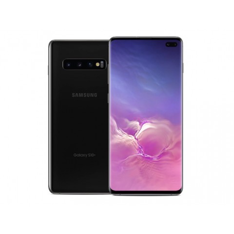 SMARTPHONE SAMSUNG GALAXY S10 PLUS SM G975F 128 GB DUAL SIM 6.4" 4G LTE WIFI 12 + 16 + 12 MP OCTA CORE PRISM BLACK