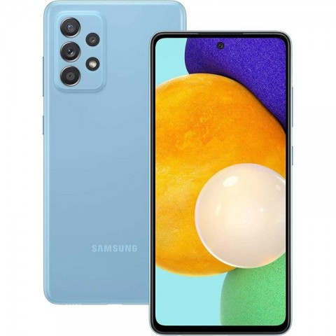 SMARTPHONE SAMSUNG GALAXY A52 5G SM A526B 128 GB OCTA CORE 6.5" SUPER AMOLED QUADRUPLA FOTOCAMERA AWESOME BLUE
