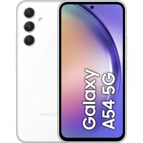 SMARTPHONE SAMSUNG GALAXY A54 5G SM A546B DUAL SIM 128 GB OCTA CORE 6.4" 50 MP AWESOME WHITE / BIANCO