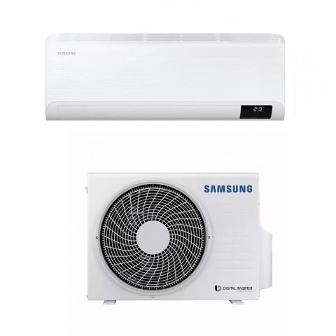 CLIMATIZZATORE / CONDIZIONATORE SAMSUNG MONOSPLIT CEBU WIFI F-AR12CBB (AR12BXFCAWKXUE + AR12BXFYAWKNUE) 12000 BTU INVERTER POMPA DI CALORE GAS R32 DEUMIDIFICATORE BIANCO CLASSE A++/A+