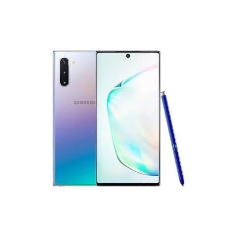 SMARTPHONE SAMSUNG GALAXY NOTE 10 SM N970F 6.3" DYNAMIC AMOLED 256 GB OCTA CORE 4G LTE WIFI ANDROID AURA GLOW
