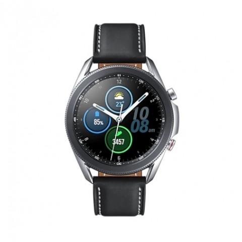 SMARTWATCH SAMSUNG GALAXY WATCH 3 45 MM SM R845 1.4" SUPER AMOLED 8 GB DUAL CORE 4G LTE WIFI NFC BLUETOOTH MYSTIC SILVER