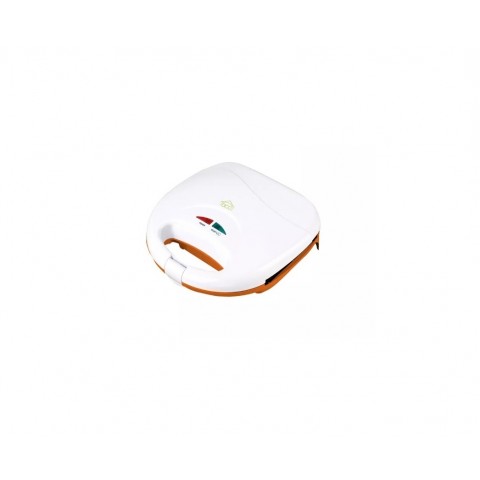 MINI BISTECCHIERA DCG ST2550 PIASTRE ANTIADERENTI SPIA DI CONTROLLO 750 W ARANCIONE