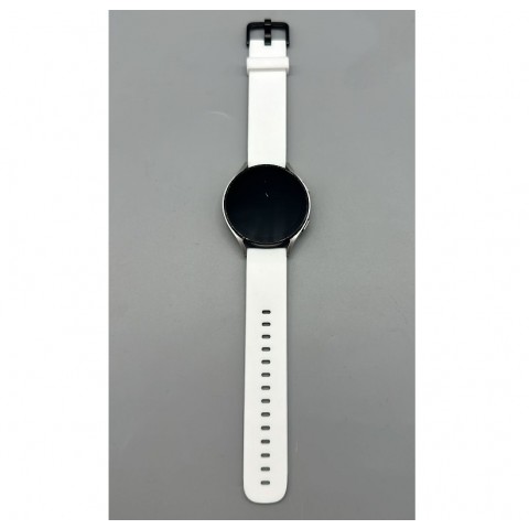 SMARTWATCH SAMSUNG GALAXY WATCH 4 LTE 44 MM SM R875 1.4" SUPER AMOLED 16 GB NFC BLUETOOTH CASSA SILVER CINTURINO BIANCO