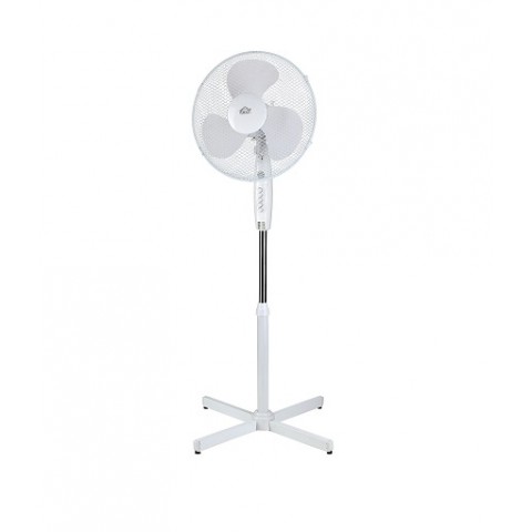 VENTILATORE COLONNA DCG VE1625 40 CM OSCILLAZIONE VERTICALE INCLINAZIONE VERTICALE ALTEZZA REGOLABILE 3 VELOCITA' BIANCO