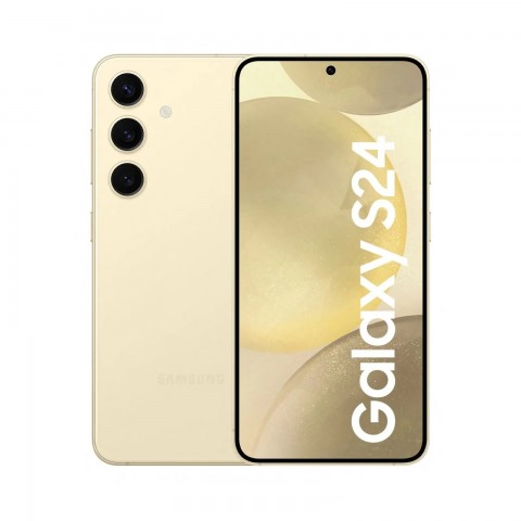 SMARTPHONE SAMSUNG GALAXY S24 5G SM S921B 256 GB DUAL SIM 6.2" TRIPLA FOTOCAMERA 50 MP DECA CORE AMBER YELLOW / GIALLO
