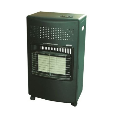 STUFA A GAS GPL ZEPHIR ZGS4210 3 ELEMENTI INFRAROSSI 4200 W BOMBOLA DA 15 KG GRIGIO ANTRACITE