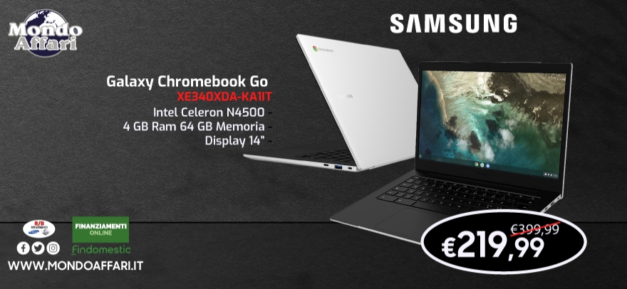 Samsung Galaxy Chromebook GO XE340XDA-KA1IT